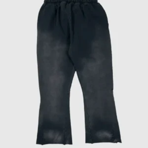 Hellstar Flame Flare Black Sweatpants