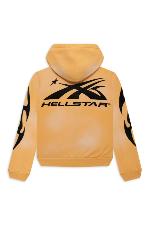 Hellstar Sports Zip-Up Yellow Hoodies