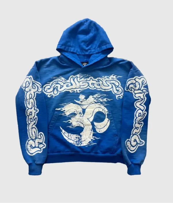 Hellstar Hoodie Studios Blue Yoga