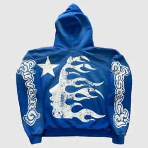 Hellstar Hoodie Studios Blue Yoga