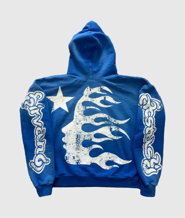 Hellstar Hoodie Studios Blue Yoga