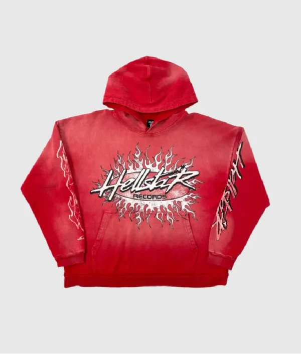 Hellstar Studios Records Red Hoodie