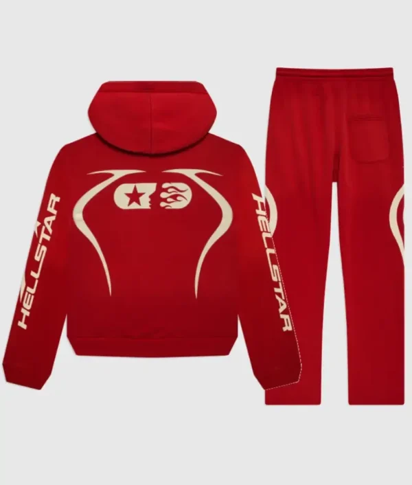 Buy Hellstar Sports Tracksuit Jet Red