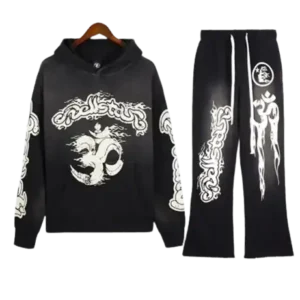 Hellstar Black Yoga Tracksuit